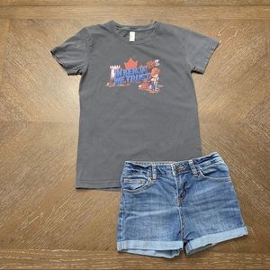 Minecraft gray t-shirt In Benja We Trust